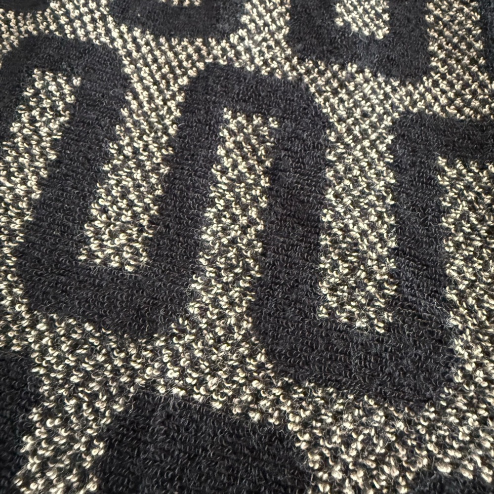Todd Snyder Black & Gray Geometric Knit Jogger Pants - Picture 5 of 5